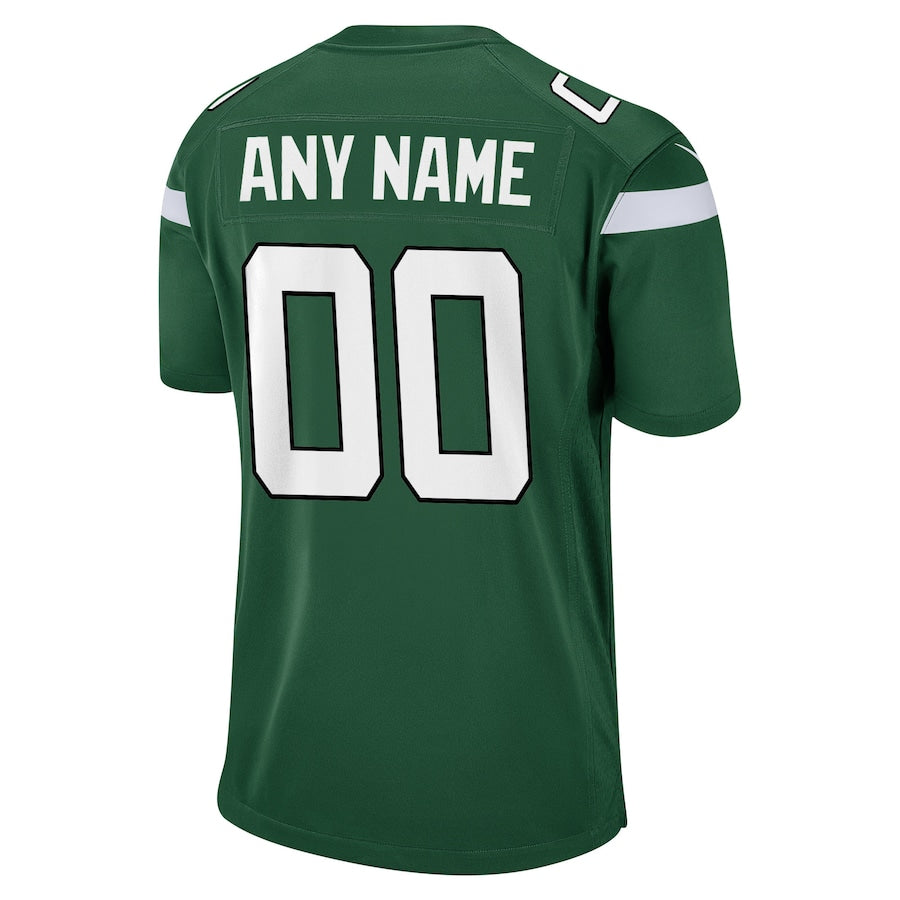 New York Jets 2 Custom Game Gotham Green Football Jersey product image