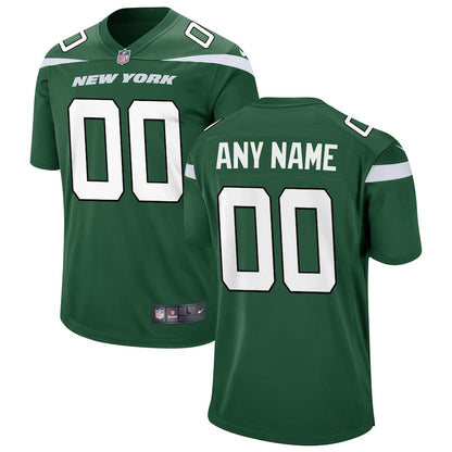 New York Jets 2 Custom Game Gotham Green Football Jersey product image