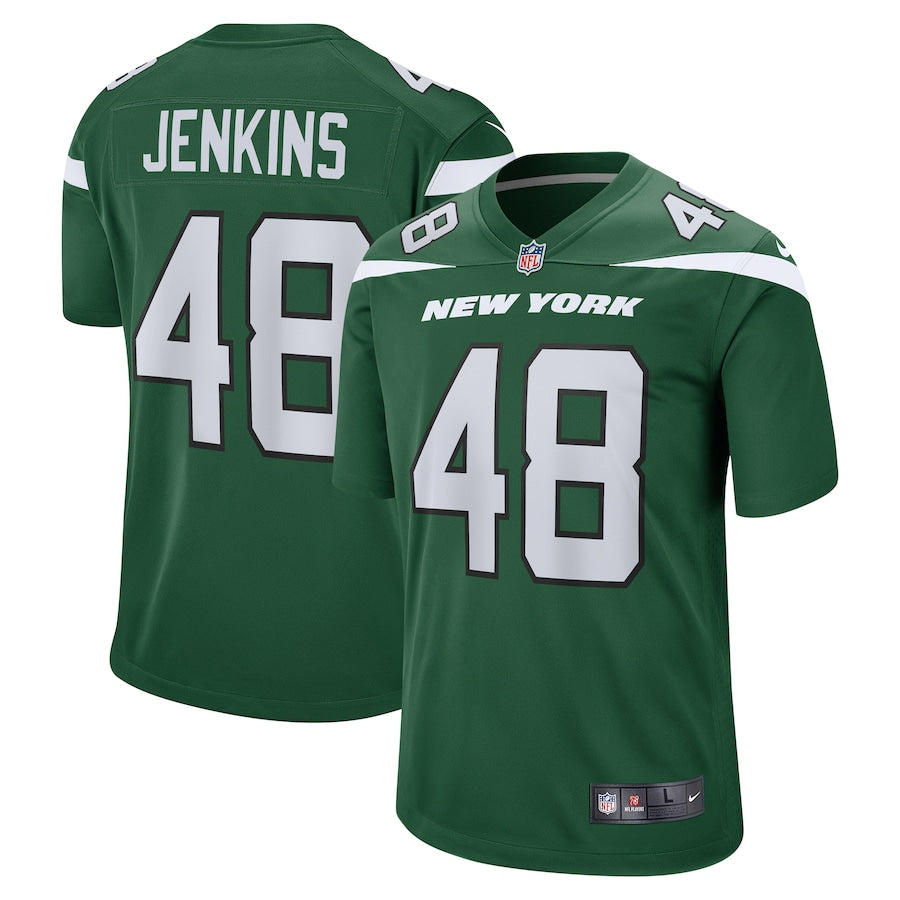 New York Jets Jordan Jenkins Game Gotham Green Football Jersey product image