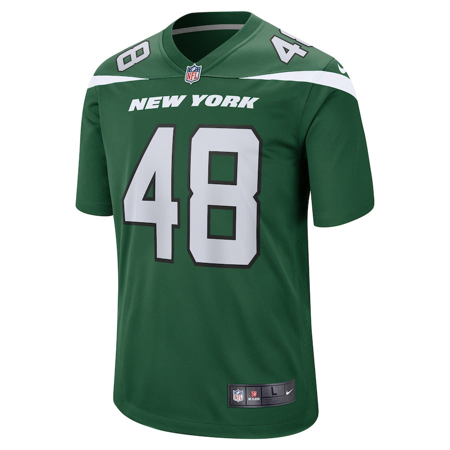 New York Jets Jordan Jenkins Game Gotham Green Football Jersey product image