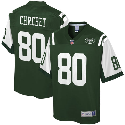 New York Jets Wayne Chrebet Pro Line Green Football Jersey product image