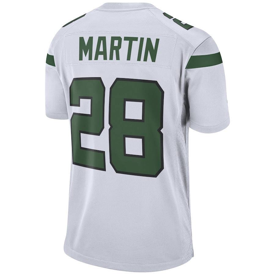 New York Jets Curtis Martin Game White Football Jersey product image