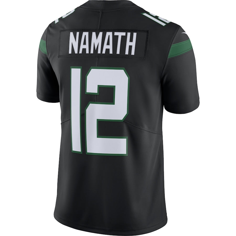 New York Jets Joe Namath Limited Black Football Jersey product image