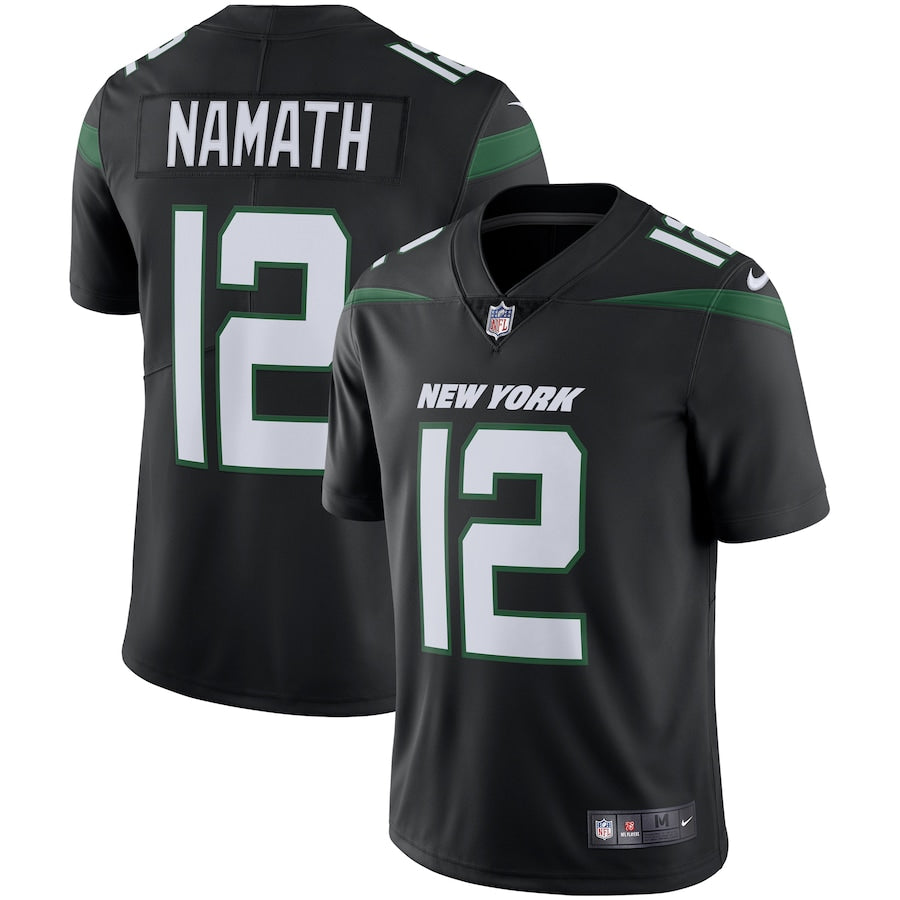 New York Jets Joe Namath Limited Black Football Jersey product image