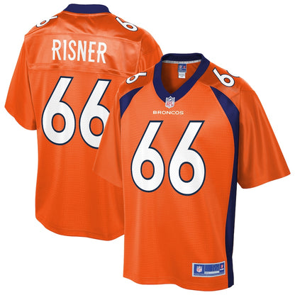 Denver Broncos Dalton Risner Pro Line Orange Football Jersey product image