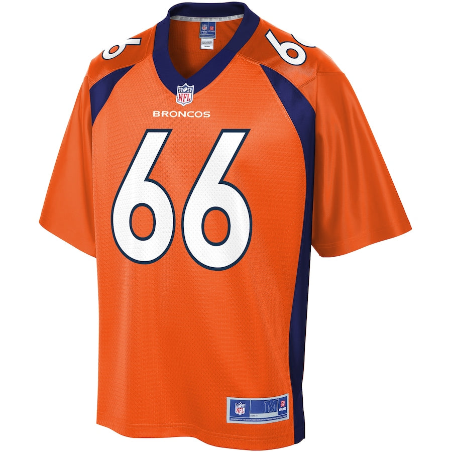 Denver Broncos Dalton Risner Pro Line Orange Football Jersey product image