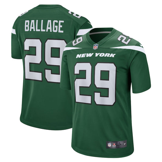 New York Jets Kalen Ballage Game Gotham Green Football Jersey product image