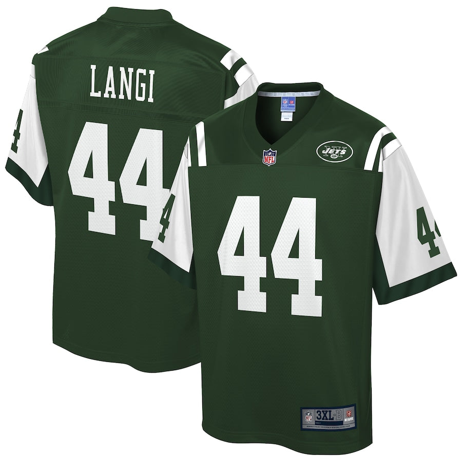 New York Jets Harvey Langi Pro Line Big & Tall Gotham Green Football Jersey product image