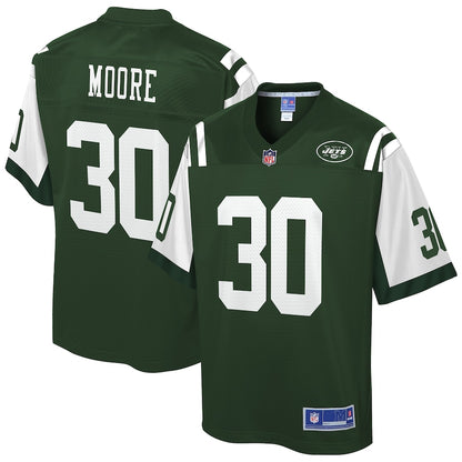 New York Jets Jalin Moore Pro Line Gotham Green Football Jersey product image