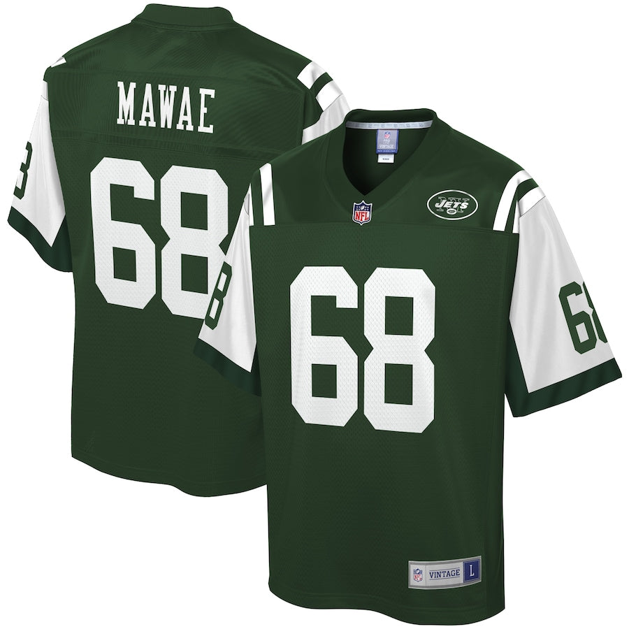New York Jets Kevin Mawae Pro Line Green Football Jersey product image