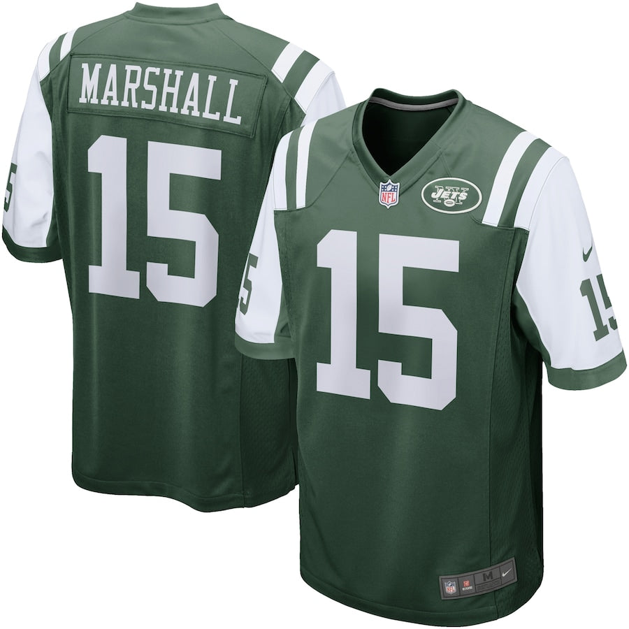 New York Jets Brandon Marshall Game Green Football Jersey product image