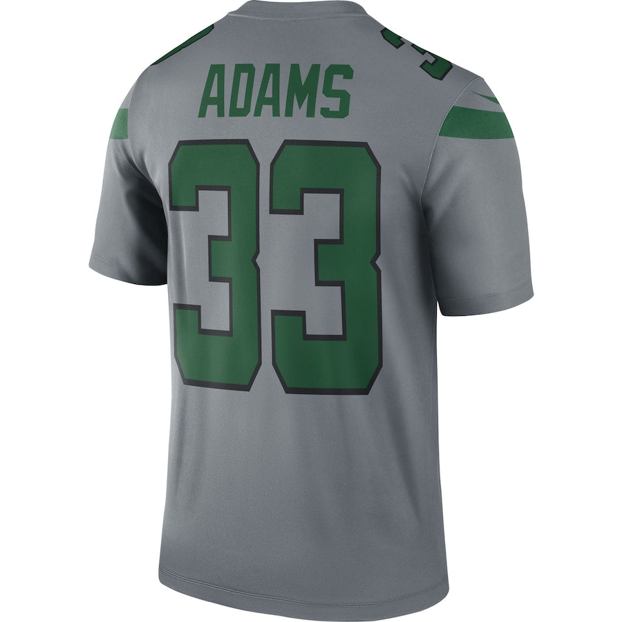 New York Jets Jamal Adams Gray Football Jersey product image