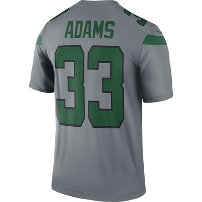 New York Jets Jamal Adams Gray Football Jersey product image