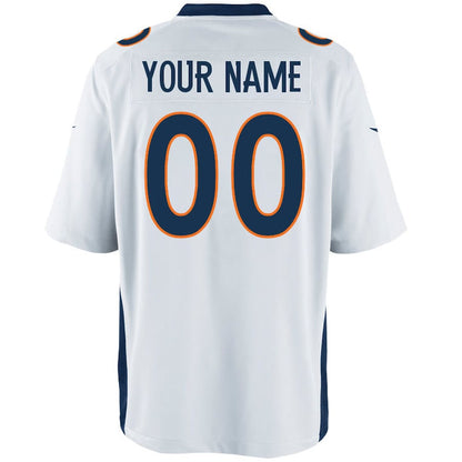 Denver Broncos Customized Game White Football Jersey product image
