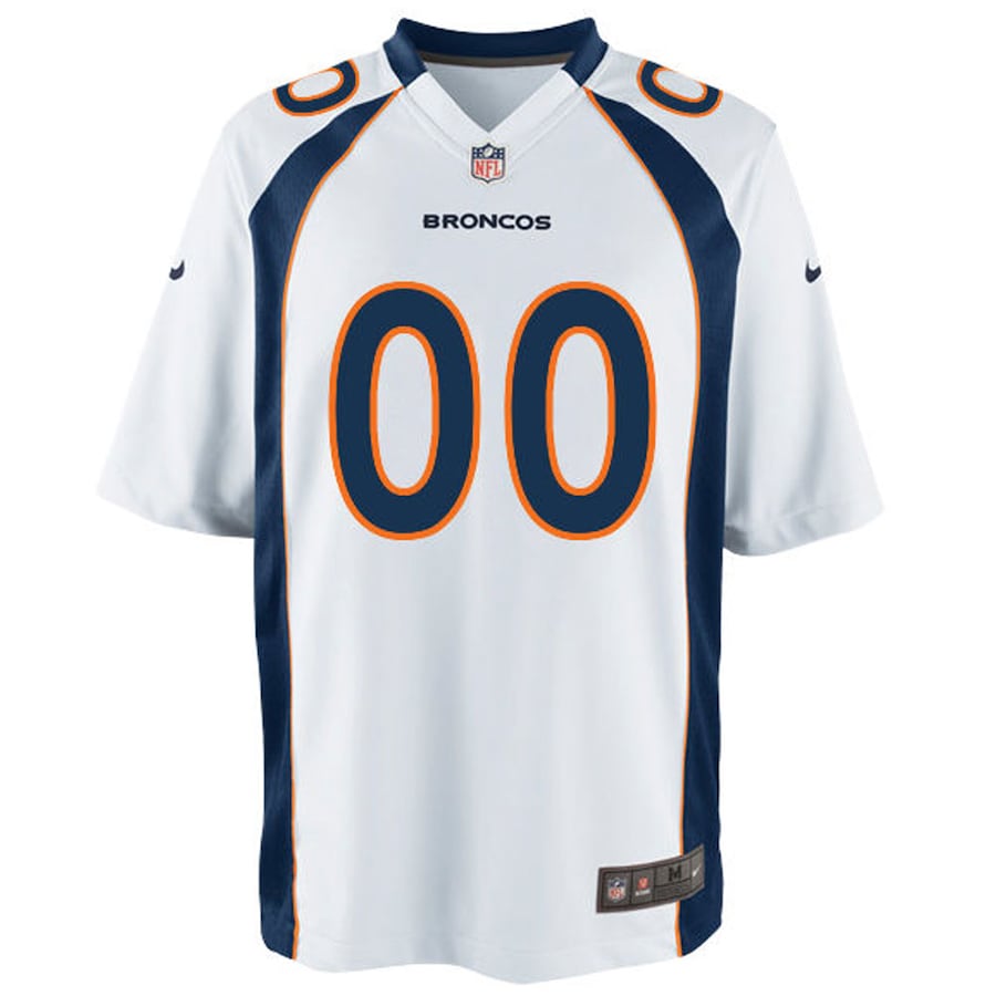 Denver Broncos Customized Game White Football Jersey product image