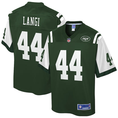 New York Jets Harvey Langi Pro Line Gotham Green Football Jersey product image