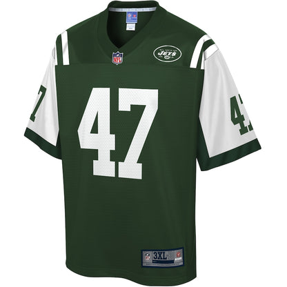New York Jets Albert Mcclellan Pro Line Big & Tall Gotham Green Football Jersey product image
