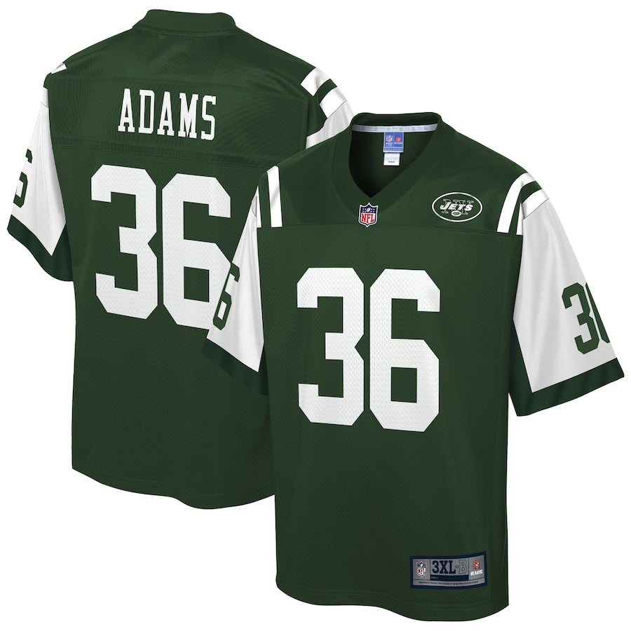 New York Jets Josh Adams Pro Line Big & Tall Gotham Green Football Jersey product image