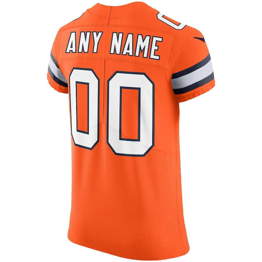 Denver Broncos Custom Orange Football Jersey product image