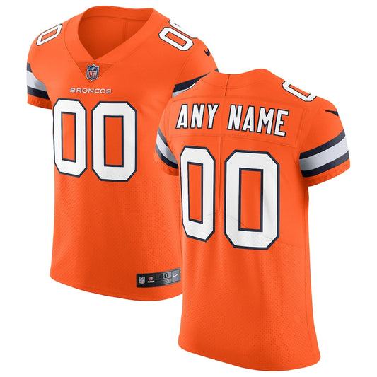 Denver Broncos Custom Orange Football Jersey product image
