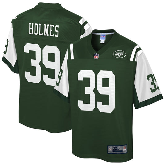New York Jets Valentine Holmes Pro Line Big & Tall Gotham Green Football Jersey product image