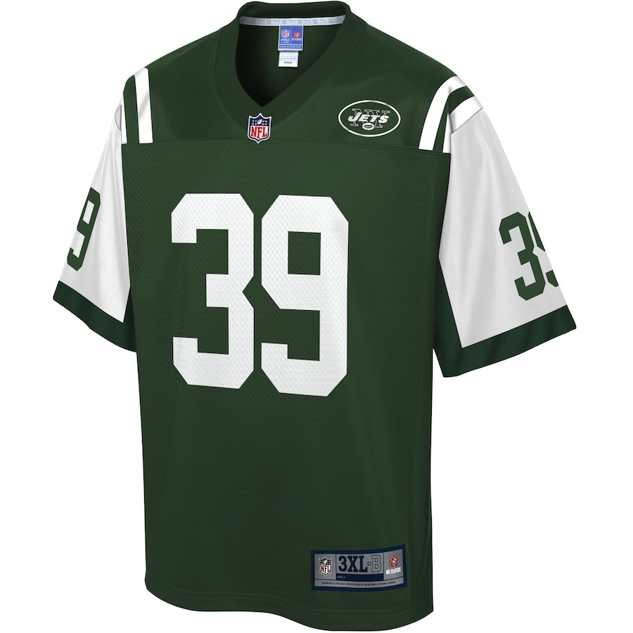 New York Jets Valentine Holmes Pro Line Big & Tall Gotham Green Football Jersey product image