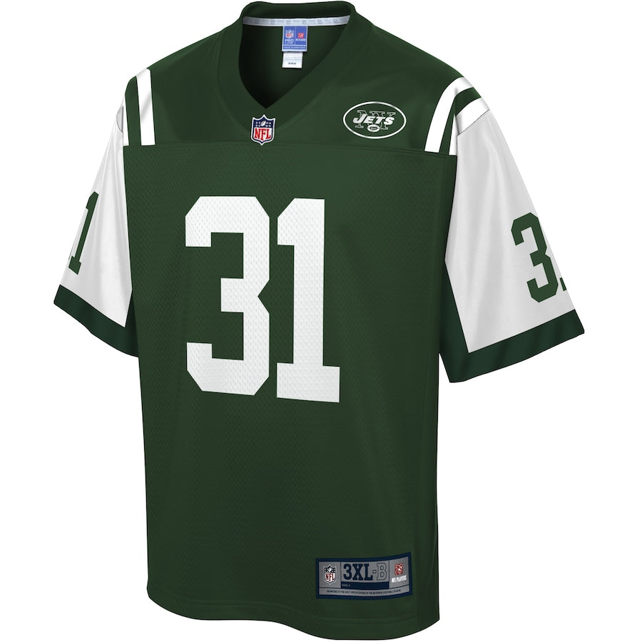 New York Jets Bless Austin Pro Line Big & Tall Gotham Green Football Jersey product image