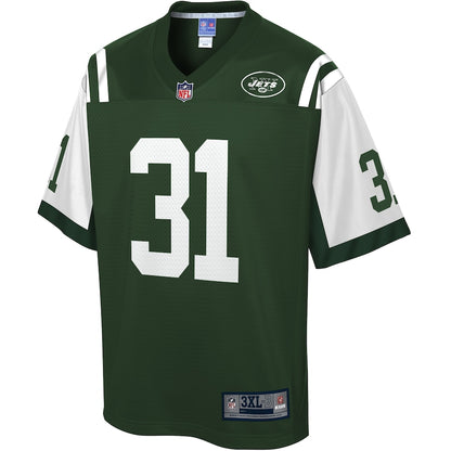 New York Jets Bless Austin Pro Line Big & Tall Gotham Green Football Jersey product image
