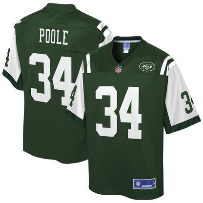 New York Jets Brian Poole Pro Line Gotham Green Football Jersey product image
