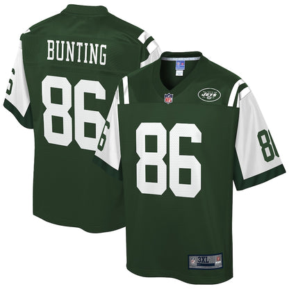 New York Jets Ian Bunting Pro Line Big & Tall Gotham Green Football Jersey product image