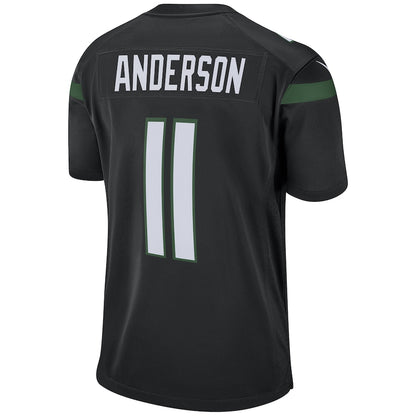 New York Jets Robby Anderson Game Black Football Jersey product image