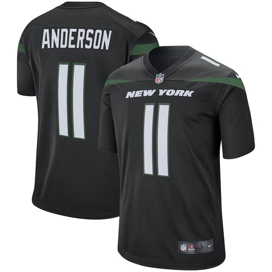New York Jets Robby Anderson Game Black Football Jersey product image