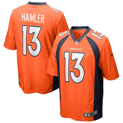 Denver Broncos K.j. Hamler Game Orange Football Jersey product image