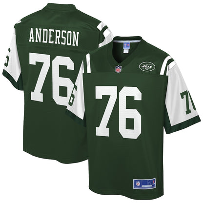 New York Jets Calvin Anderson Pro Line Gotham Green Football Jersey product image
