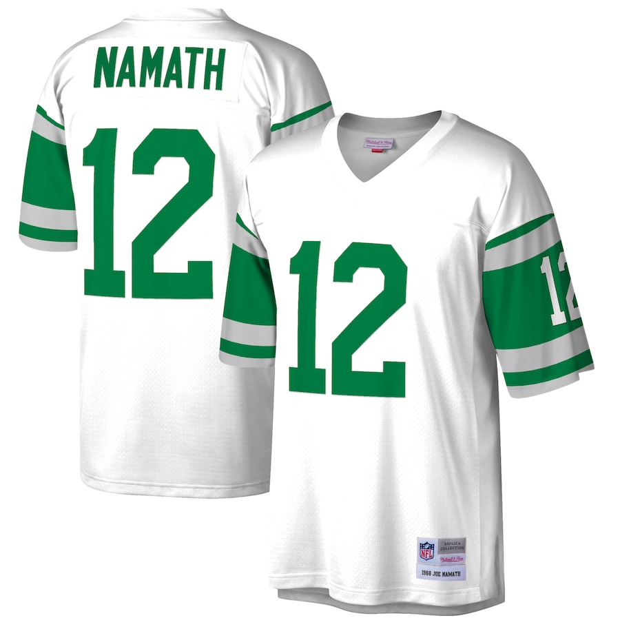 New York Jets Joe Namath Legacy White Football Jersey product image