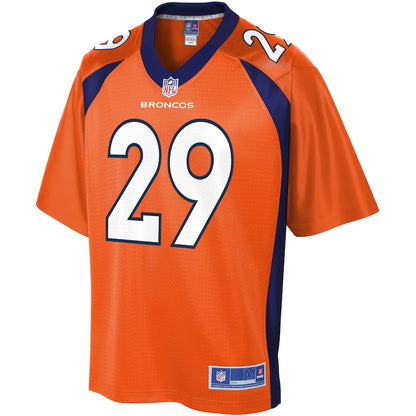 Denver Broncos Bryce Callahan Pro Line Orange Football Jersey product image
