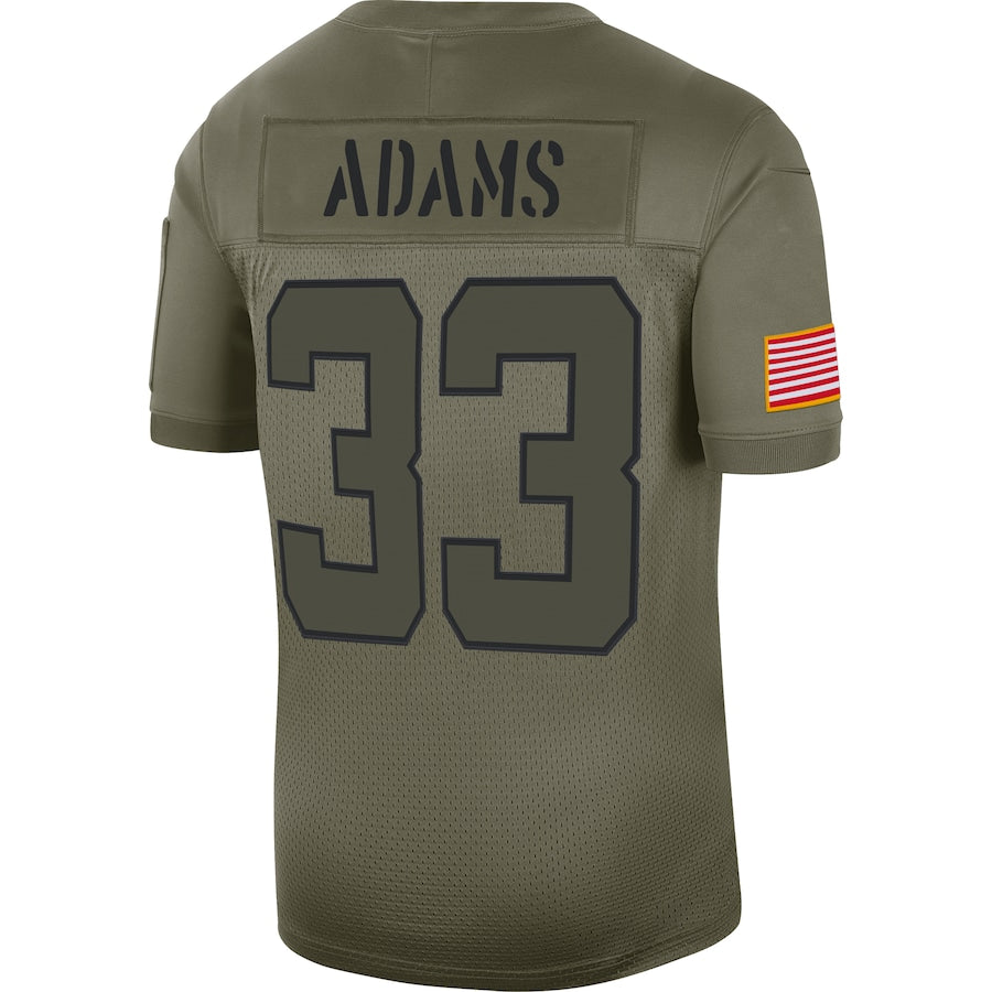 New York Jets Jamal Adams Limited Salute To Service Olive Football Jersey product image