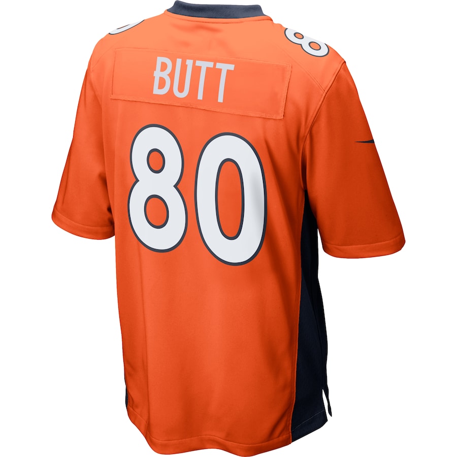 Denver Broncos Jake Butt Game Orange Football Jersey product image