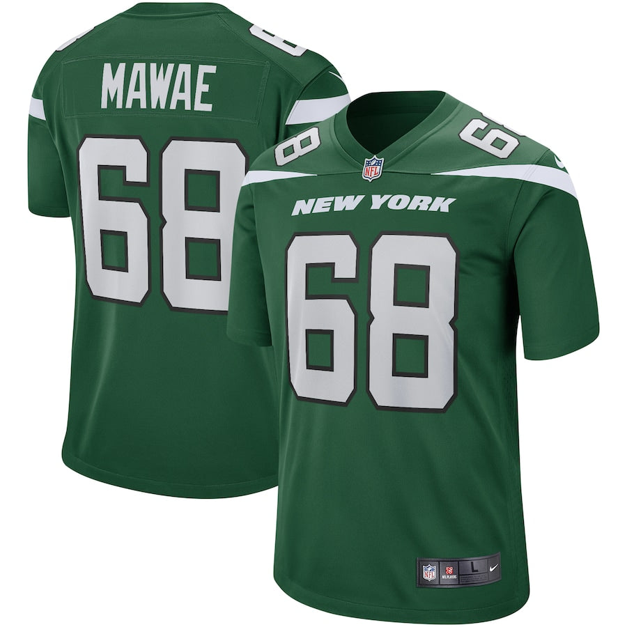 New York Jets Kevin Mawae Game Gotham Green Football Jersey product image