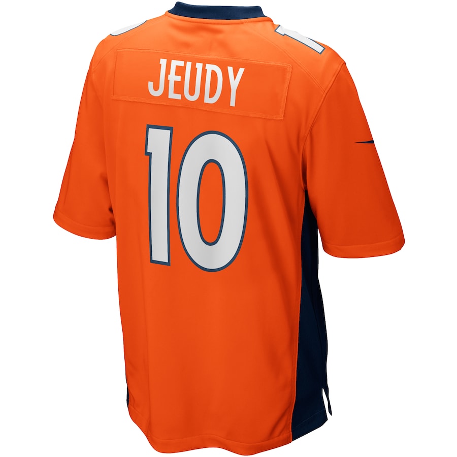 Denver Broncos Jerry Jeudy Game Orange Football Jersey product image