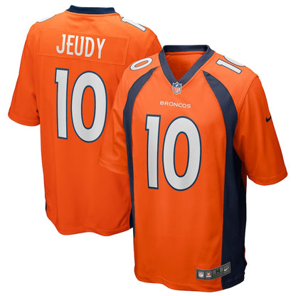Denver Broncos Jerry Jeudy Game Orange Football Jersey product image