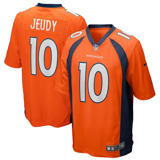Denver Broncos Jerry Jeudy Game Orange Football Jersey product image