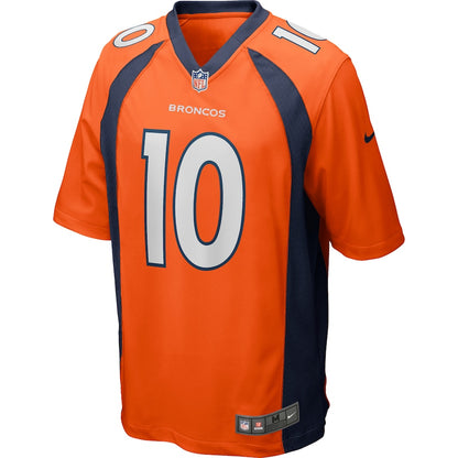 Denver Broncos Jerry Jeudy Game Orange Football Jersey product image