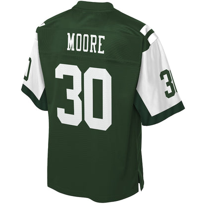 New York Jets Jalin Moore Pro Line Big & Tall Gotham Green Football Jersey product image