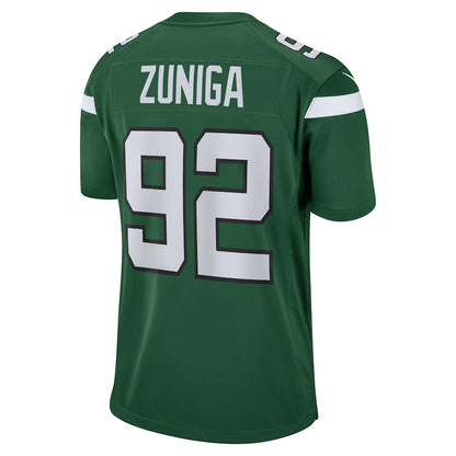 New York Jets Jabari Zuniga Game Gotham Green Football Jersey product image
