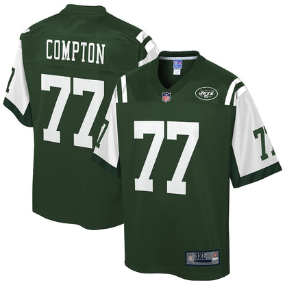 New York Jets Tom Compton Pro Line Big & Tall Gotham Green Football Jersey product image