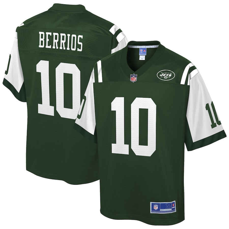 New York Jets Braxton Berrios Pro Line Gotham Green Football Jersey product image