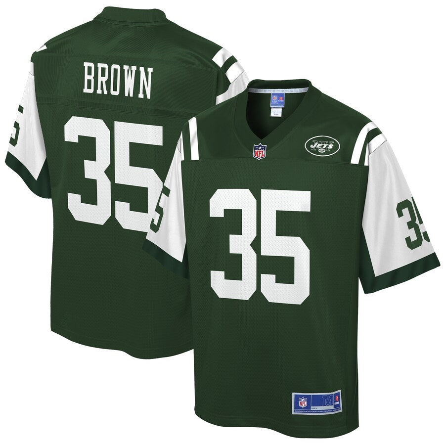 New York Jets Daniel Brown Pro Line Gotham Green Football Jersey product image