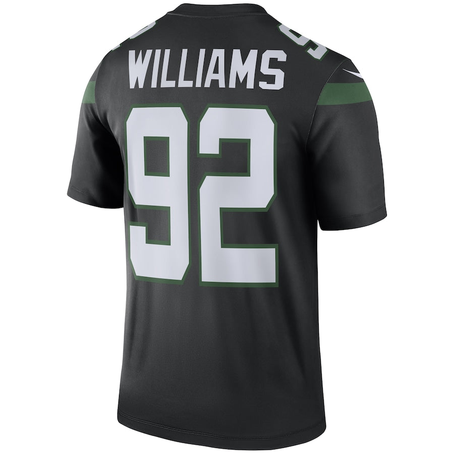 New York Jets Leonard Williams Black Football Jersey product image