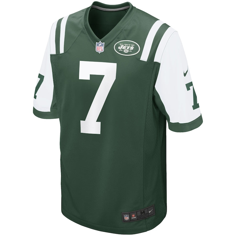 New York Jets Geno Smith Game Green Football Jersey product image